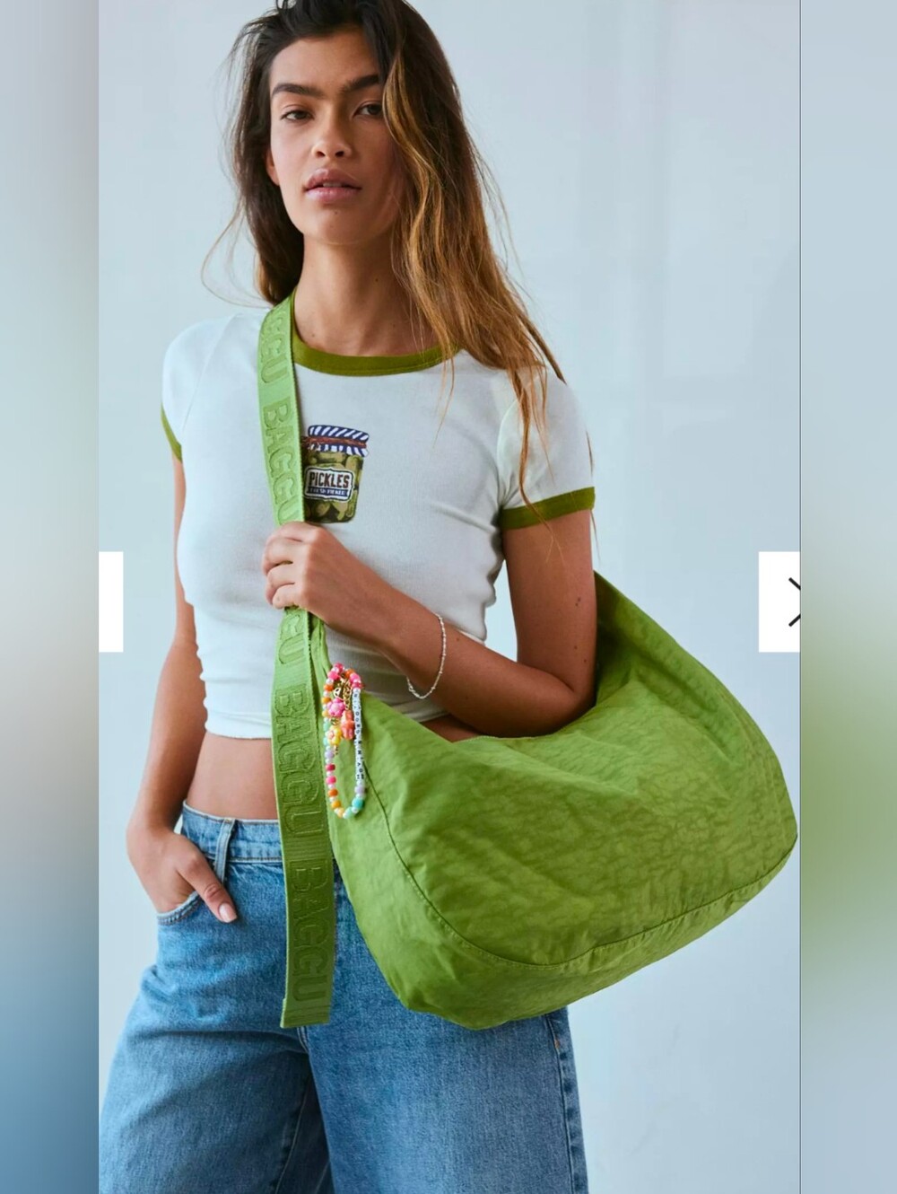 EUC Baggu Large Crescent Bag